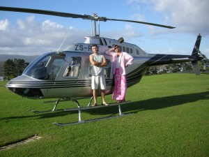 Terence and Paul on Helicopter